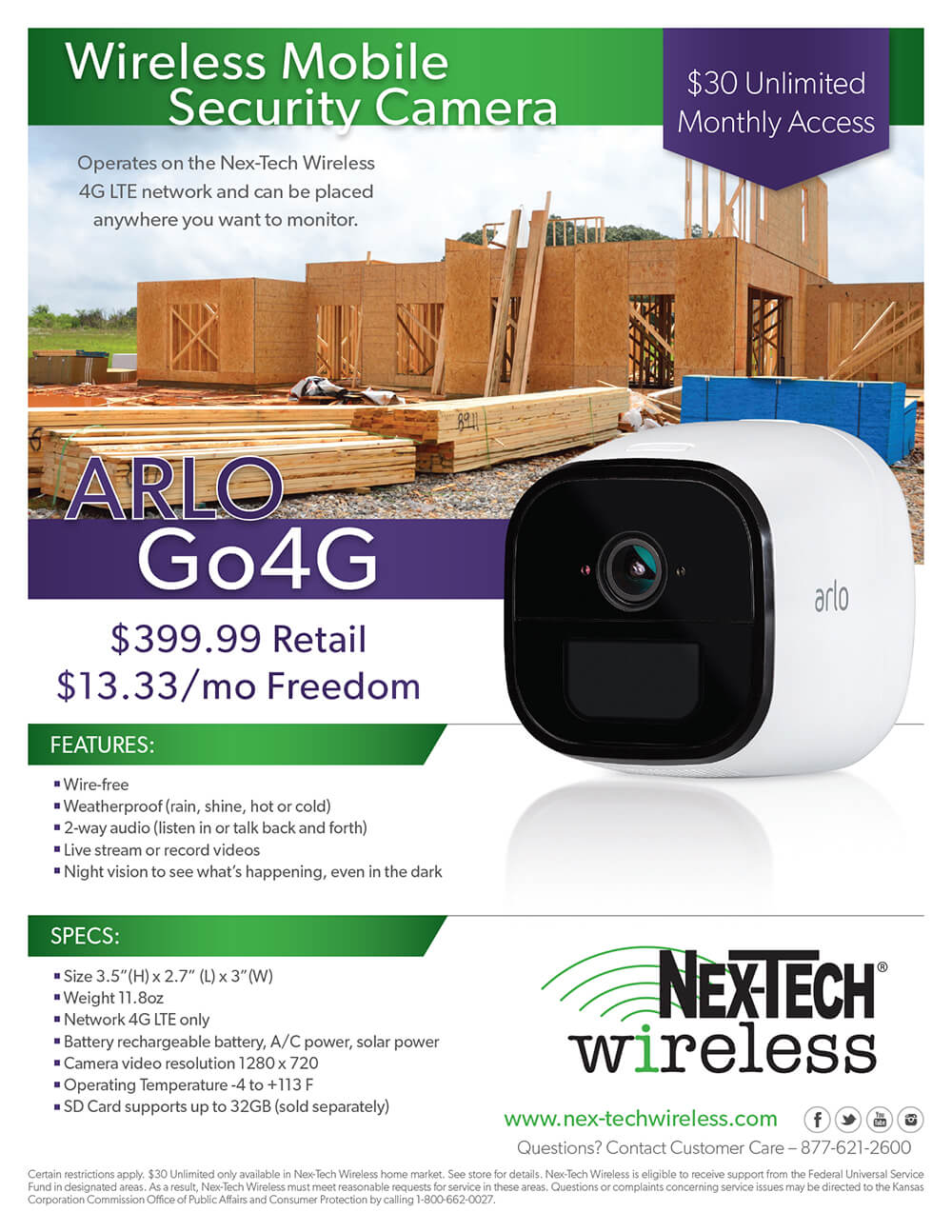 Arlo Go4G